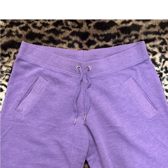 Victoria Secret (Supermodel Essentials)Purple Sweat Pant size XS - Picture 3 of 5